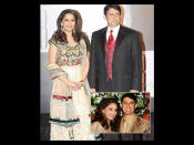 <b>3. Madhuri Dixit </b><br>The gorgeous actress of Bollywood, Madhuri Dixit married Dr. Sriram Chandra Nene, a practicing cardiovascular surgeon from Denver, United States in 1999. They had a small wedding in U.S. but later threw a grand reception at The Club, Mumbai. When asked why she got married in spite of being on top of the success ladder, the blushing bride coyly replied that she had found true love.