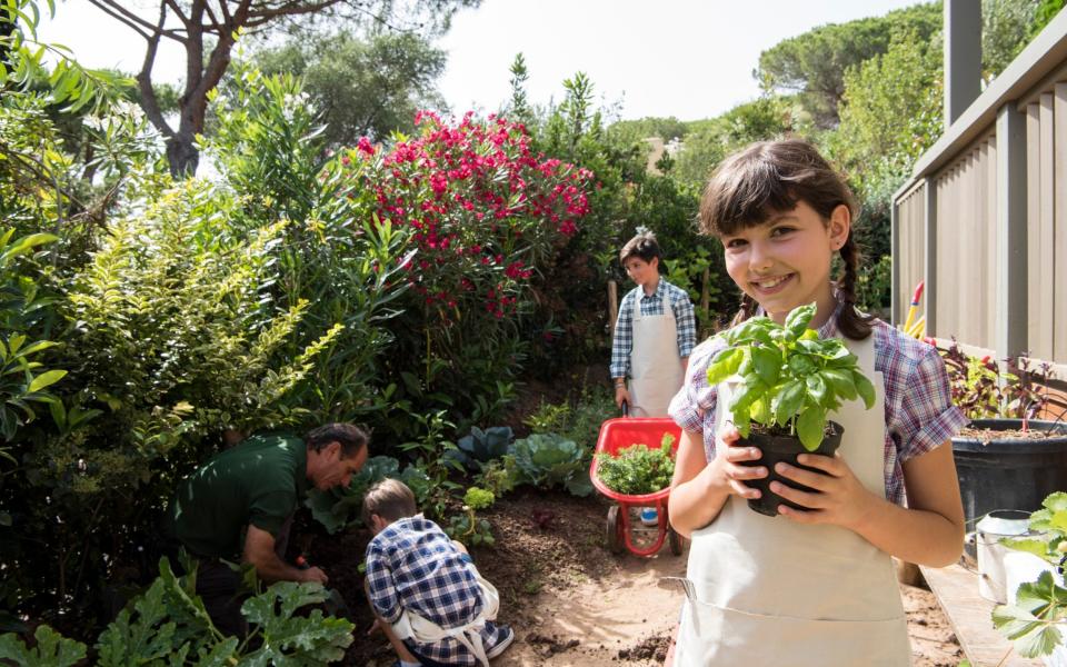 As well as exemplary sports programmes, Forte Village in Sardinia offers children the chance to grow veg and herbs in the nursery