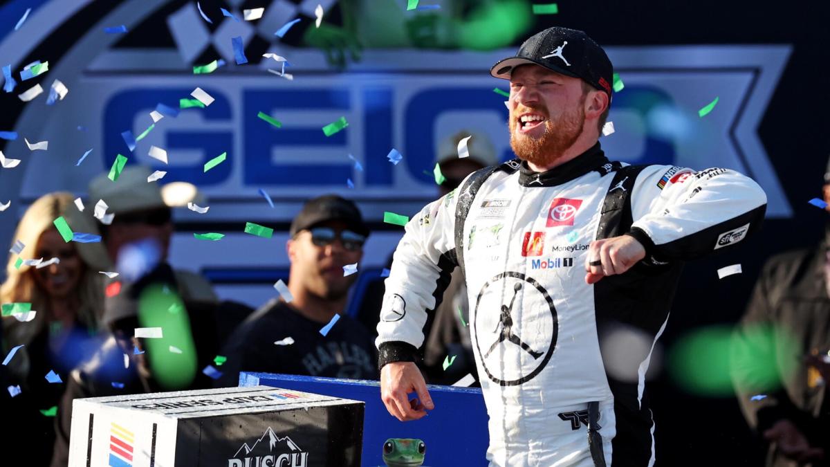 Tyler Reddick secures victory at Talladega in chaotic final moments