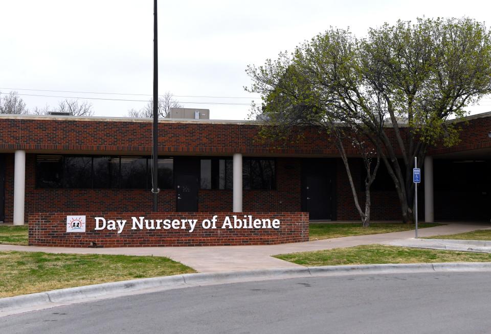 The exterior of the Orange Street Day Nursery of Abilene Friday March 10.