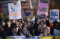 Le manifestazioni per il clima a Roma e Torino, 29 novembre 2019. Foto: LaPresse