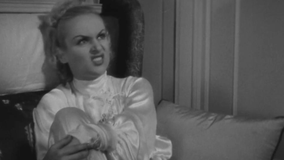 Carole Lombard making a funny face in Twentieth Century