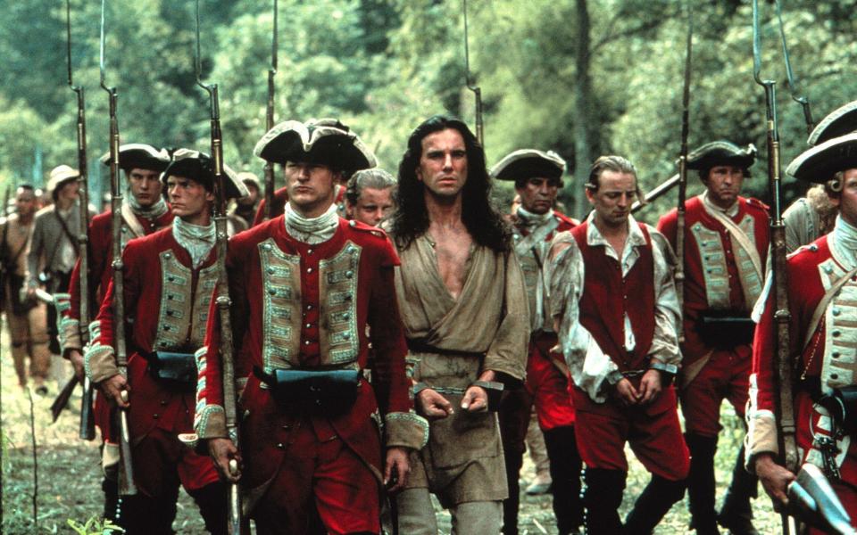 Daniel Day-Lewis in The Last of the Mohicans - Alamy