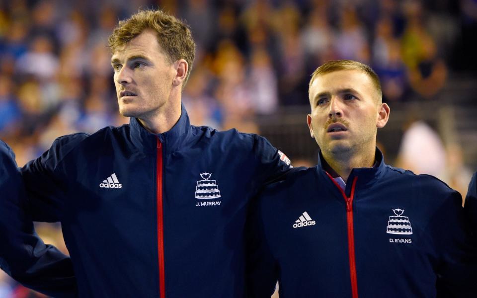 Jamie Murray and Dan Evans have been involved in a war of words - PA