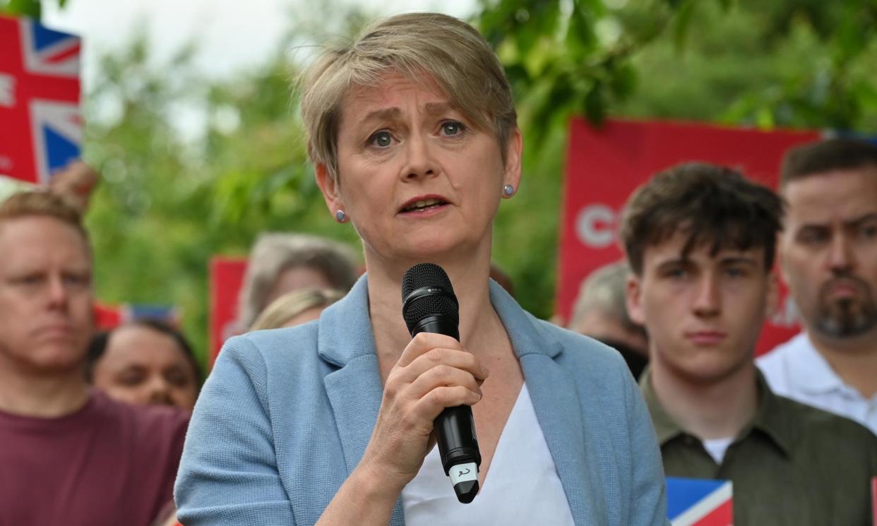 <span>Yvette Cooper: ‘People can debate and disagree in a serious way without disgraceful intimidation or threats that damage communities.’</span><span>Photograph: John Keeble/Getty Images</span>