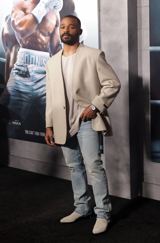 Michael B. Jordan's Custom Ralph Lauren Outfits from Creed III Are