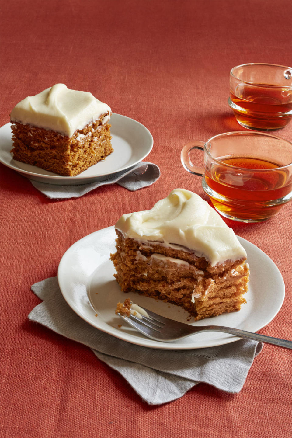 <p>Dairy was hard to come by during the Depression, so families got creative in order to keep dessert on the table, sometimes subbing in surprise ingredients. This 1970 recipe called for a can of condensed tomato soup, a clever trick made popular by Campbell's in 1940.</p><p><a rel="nofollow noopener" href="http://www.womansday.com/food-recipes/food-drinks/recipes/a56460/tomato-spice-cake/" target="_blank" data-ylk="slk:Get the recipe.;elm:context_link;itc:0;sec:content-canvas" class="link "><strong>Get the recipe.</strong></a></p>