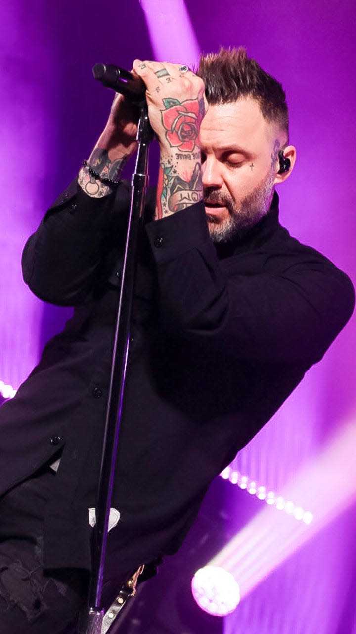 Justin Furstenfeld is singer/guitarist in the American rock band Blue October.