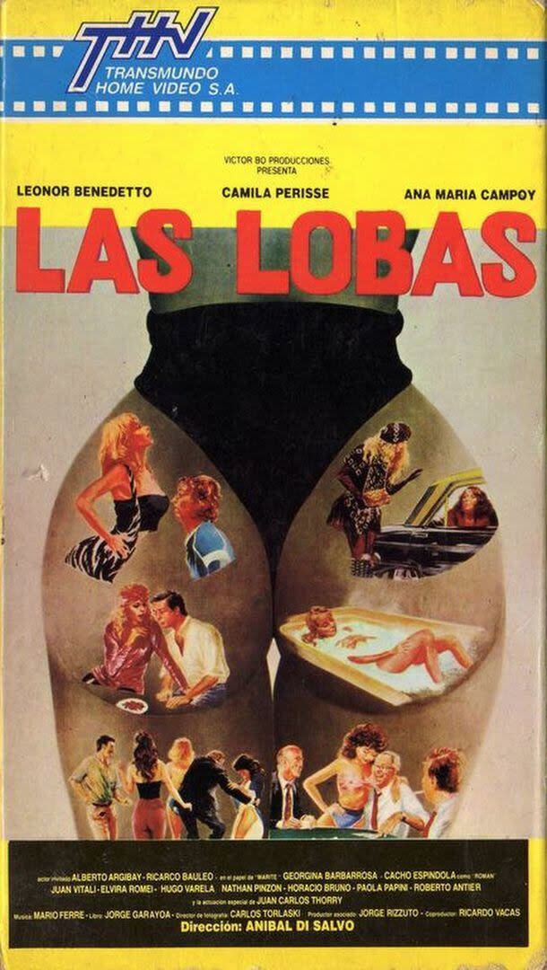 La versión en VHS de Las lobas (1986) destacaba las múltiples tramas de 