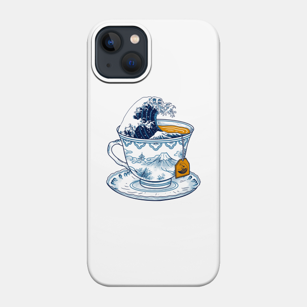 The Great Kanagawa Tea Phone Case