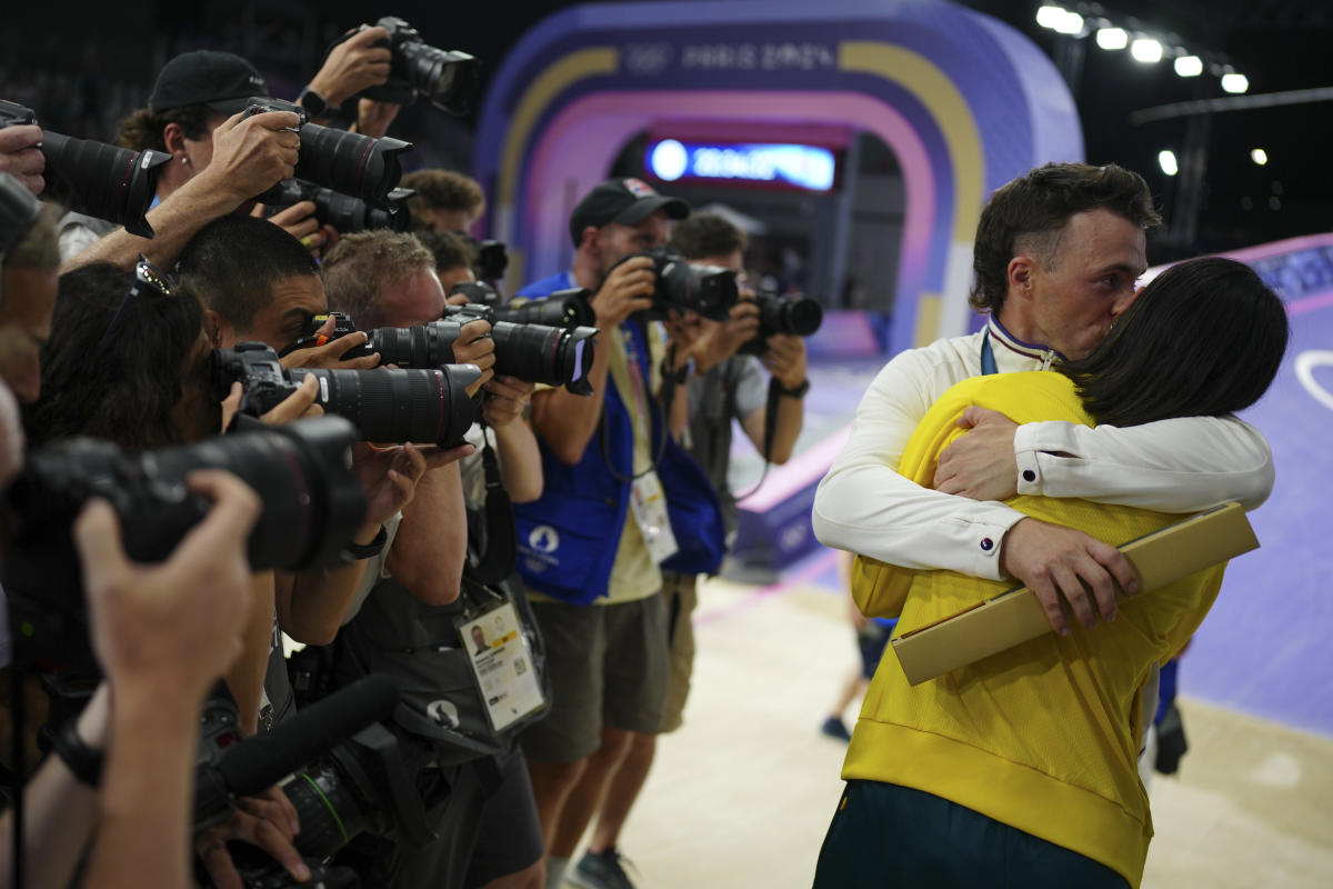 Saya Sakakibara of Australia wins Olympic gold in BMX racing at the