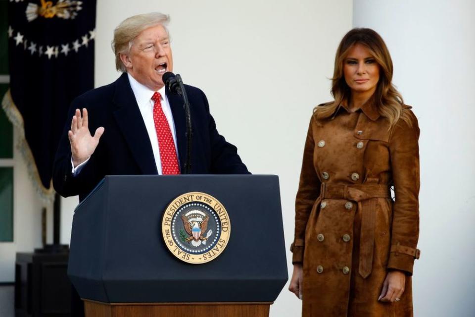 From left: President Donald Trump and First Lady Melania Trump | Patrick Semansky/AP/Shutterstock