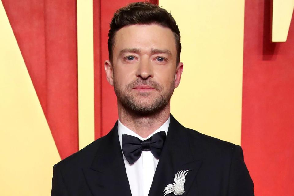 <p>Matt Baron/BEI/Shutterstock</p> Justin Timberlake in Los Angeles in March 2024