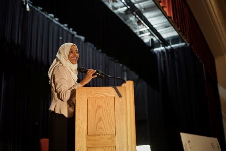 U.S. Representative Omar hosts a Town Hall meeting on "Medicare For All" in Minneapolis