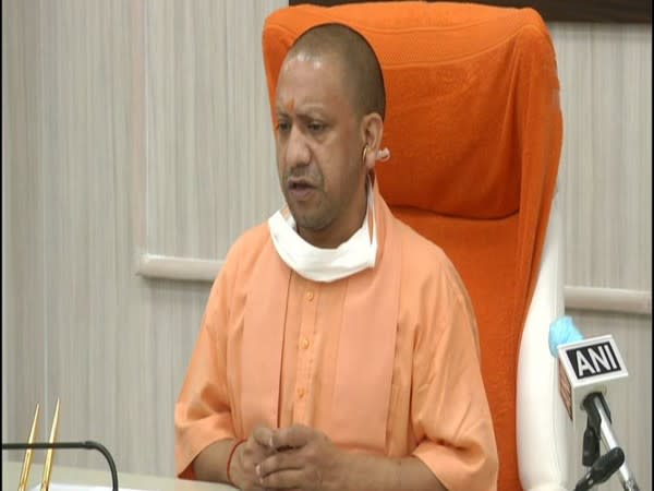 Chief Minister Yogi Adityanath speaking to the reporters on Wednesday. (Photo/ANI)