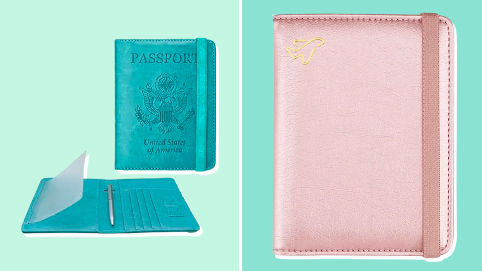 Keep your passport in a stylish holder.