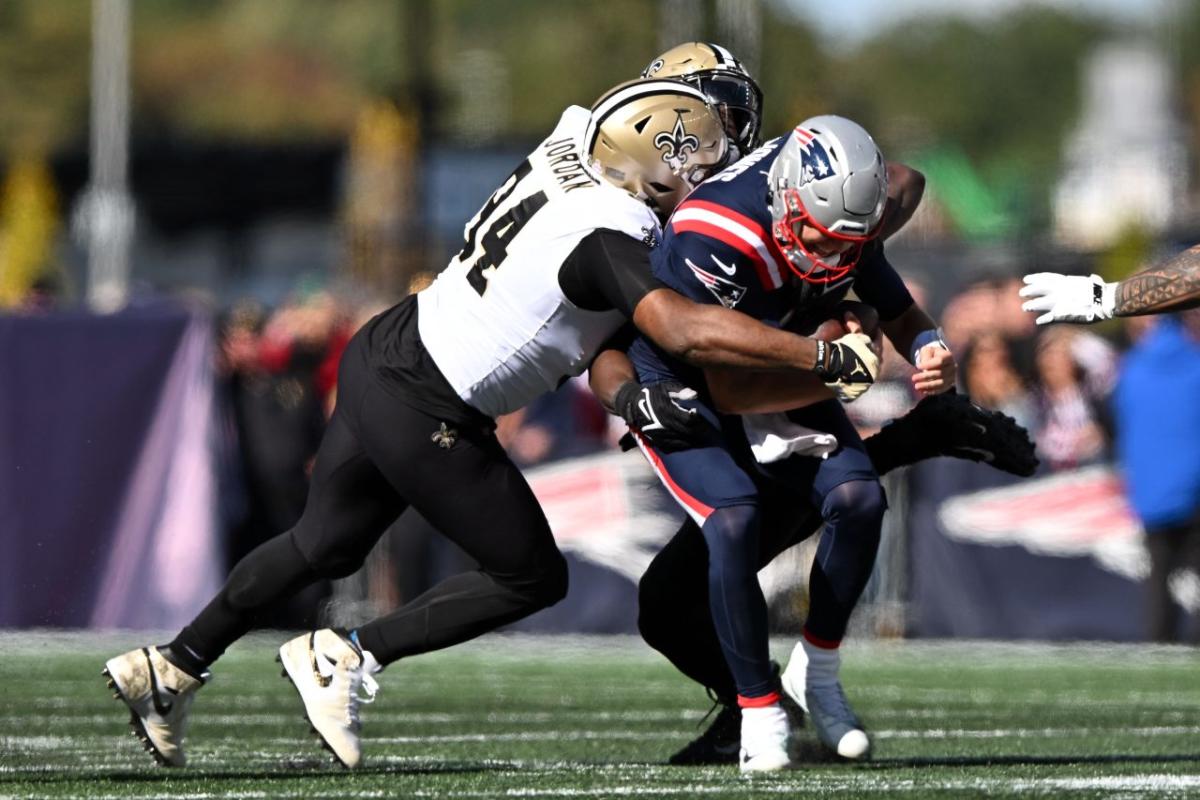 Chris Olave in his Saints Jersey  #Saints top pick Chris Olave n