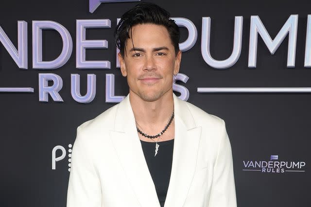 <p>MediaPunch/Shutterstock</p> Tom Sandoval at the Vanderpump Rules Season 11 Premiere Party at the Hollywood Palladium in Los Angeles, California on January 17, 2024.