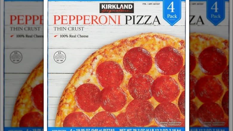 Kirkland Signature pepperoni pizza