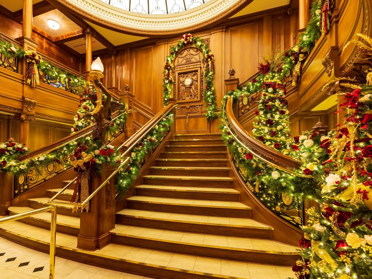 Take a look inside the Titanic Museum housed in a replica of the ship ...