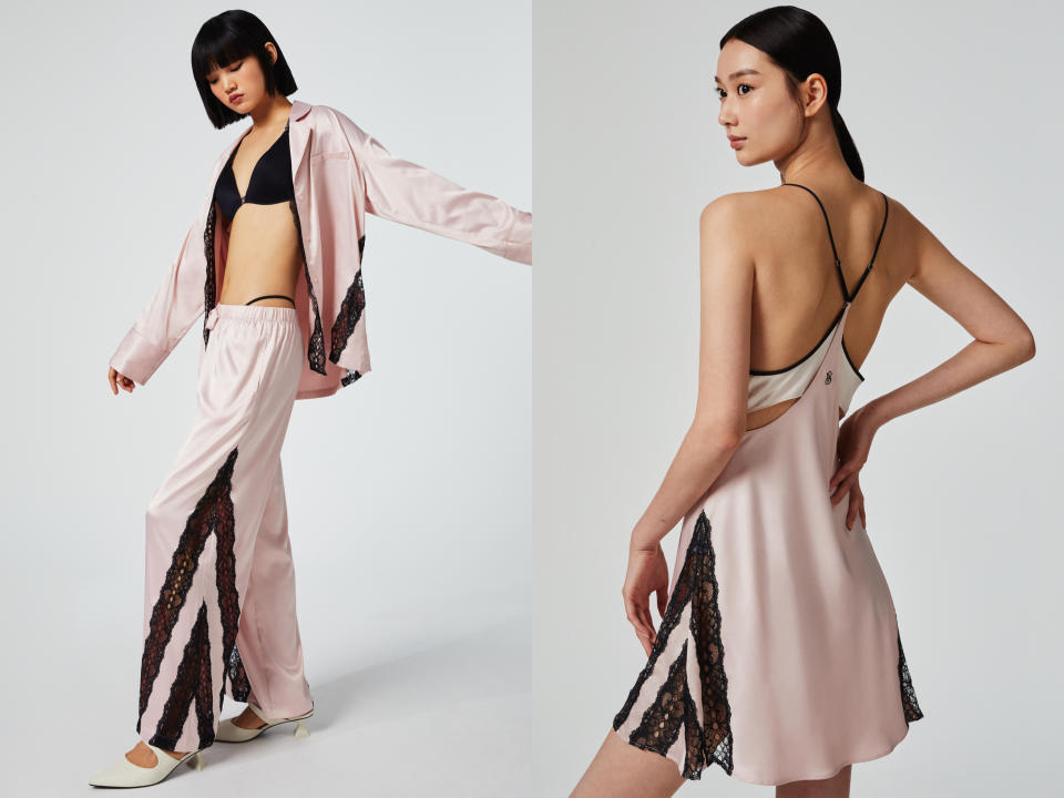 Looks from Victoria's Secret's collaboration with Chinese designer brand Rui-Built.