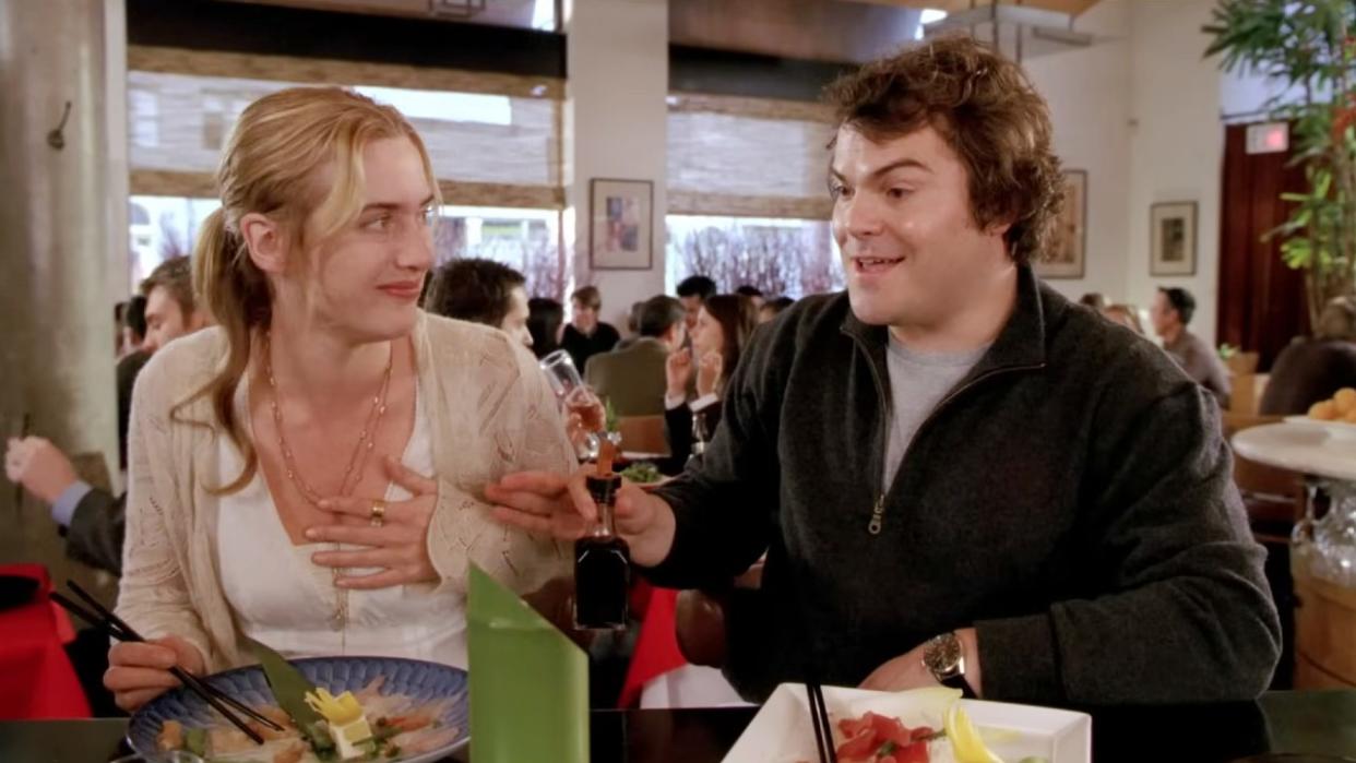  Jack Black and Kate Winslet in The Holiday. 