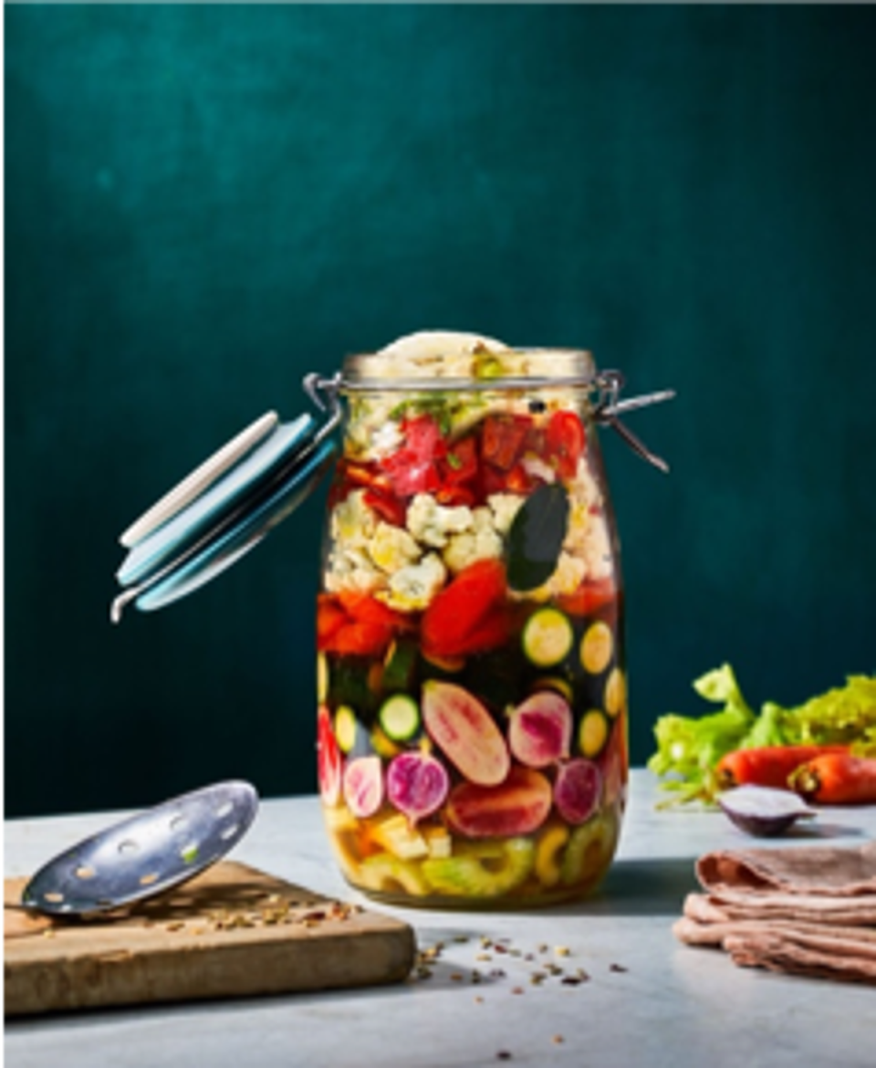 Giardiniera is an Italin term for pickled foods (Gousto)