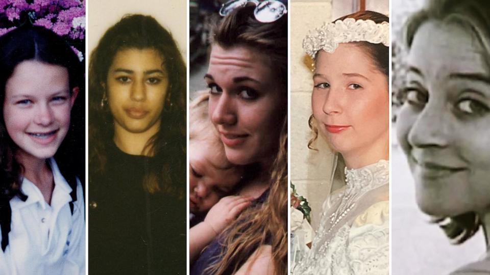 PHOTO: The attacks of Laura Smither, Sandra Sapaugh, Kelli Cox, Tiffany Johnston and Jessica Cain in 1997 haunted their Texas and Oklahoma communities until the person responsible was finally brought to justice. (ABC News Composite Image)