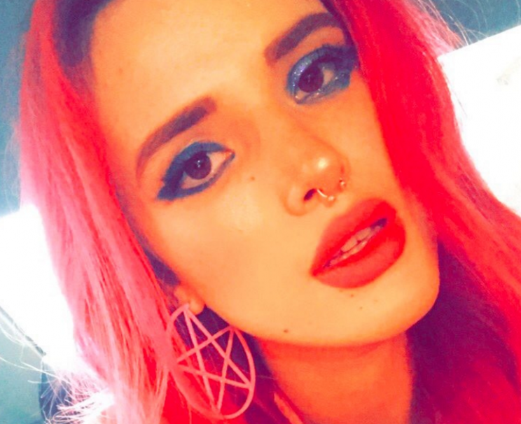 Bella Thorne thoroughly documented a wildly pink night out on the town this weekend via her social media channels. (Photo: Bella Thorne via Instagram)