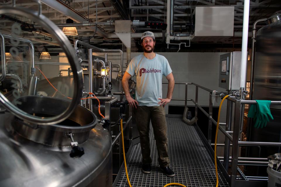 Eli Facchinei of Tonewood Brewing in Barrington. Tonewood's Barrington location opened in January 2022, one of many new businesses coming into the borough.