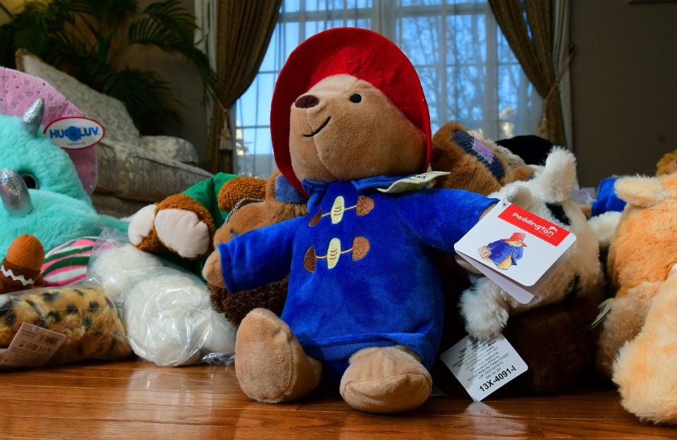 Some of the teddy bears that Taylor Putterman will give to children's hospitals this holiday season. The 12-year-old from the Hagerstown area has an Amazon wish list to help collect teddy bears for hospitalized children.