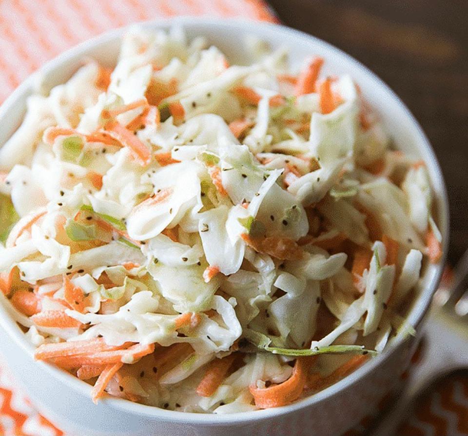 Shortcut Sweet and Creamy Coleslaw