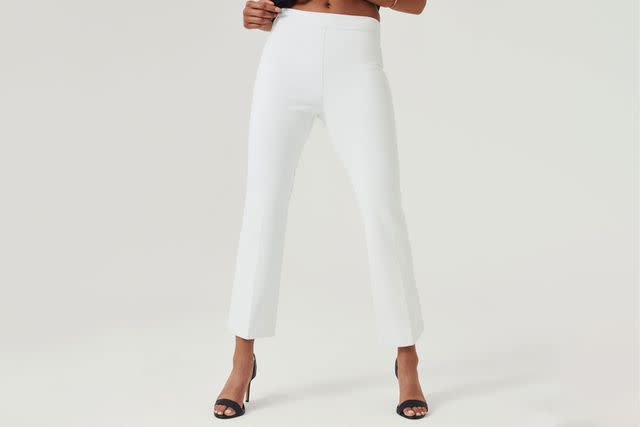 Spanx Just Expanded Its Game-Changing White Pants Collection With a  Wide-Leg Pair That's Completely Opaque