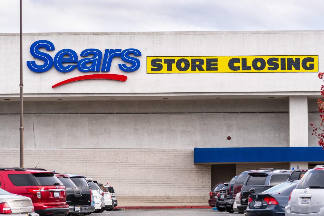 Sears store having its store closing sale;