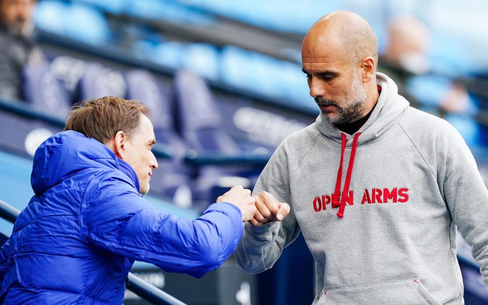 Tuchel and Guardiola are well acquainted with each other - GETTY IMAGES