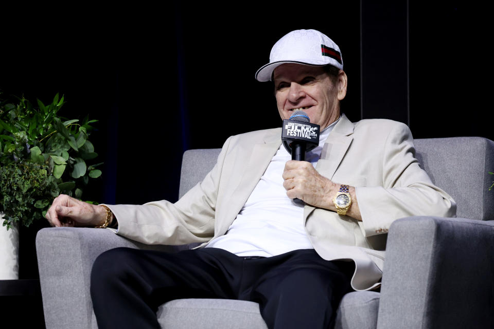 HOLLYWOOD, CALIFORNIA - JULY 10: Pete Rose speaks onstage during the 