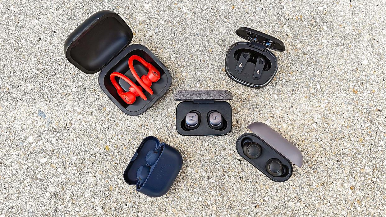  Listing image show 5 best wireless earbuds for bass. 