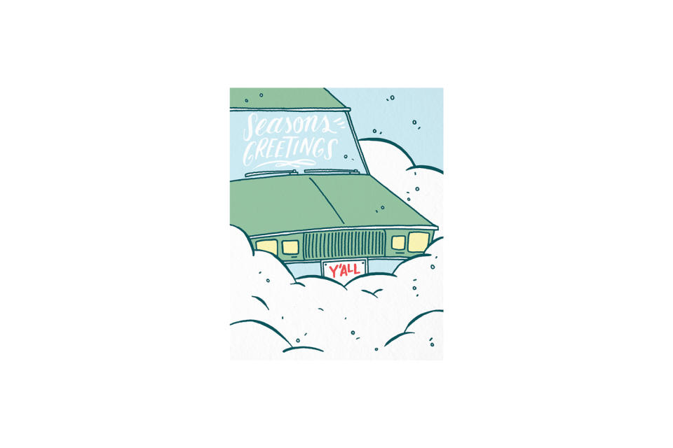 Snow Car Season’s Greetings