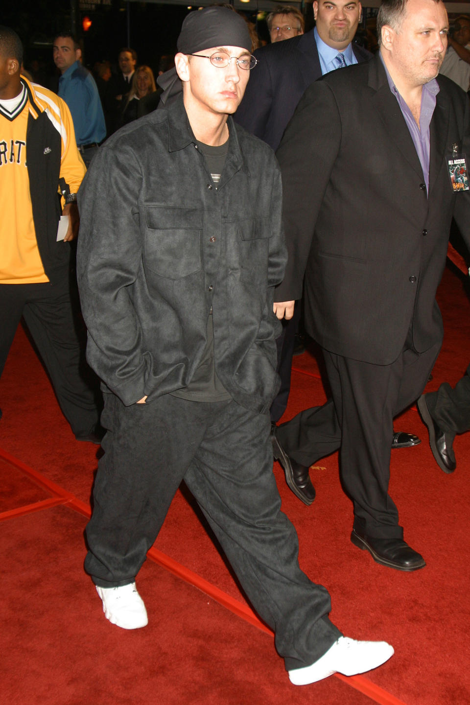 At the premiere of "8 Mile" in Los Angeles, California.