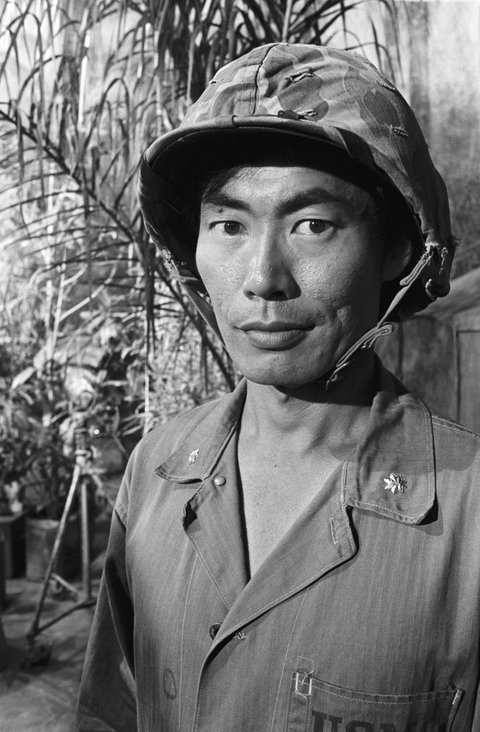 George Takei as Maj. Kato in a 1976 episode of "Black Sheep Squadron."&nbsp;