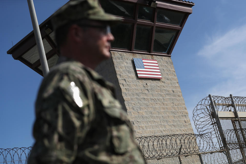 IMAGE: The U.S. prison at Guantanamo Bay, Cuba (John Moore / Getty Images file)