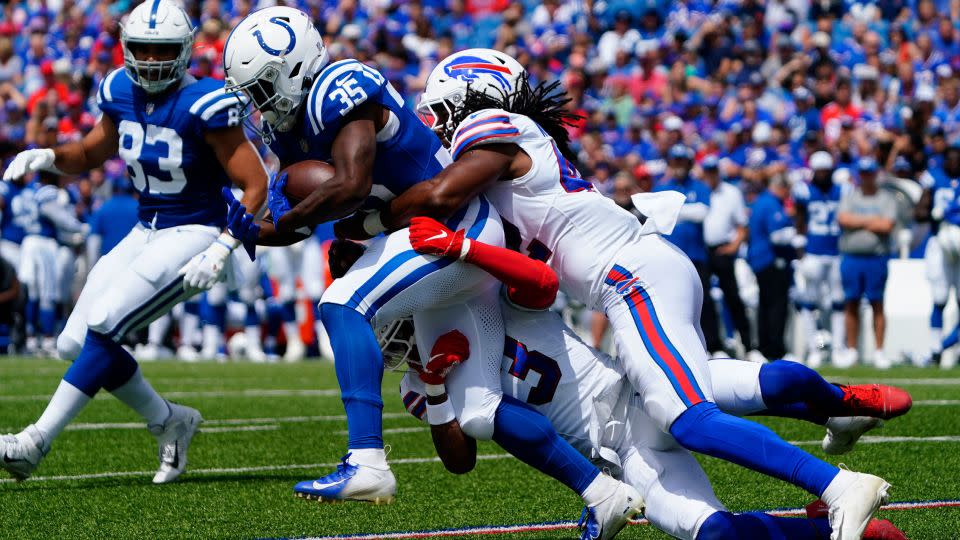 Hamlin (3) featured in the Bills' preseason game against the Indianapolis Colts. - Gregory Fisher/USA Today/Reuters