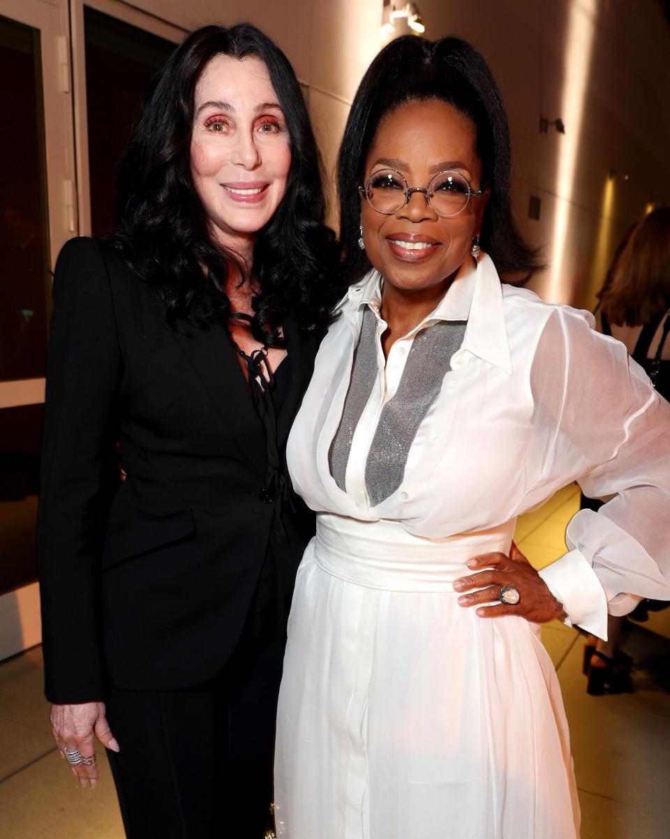 Cher and Oprah Winfrey