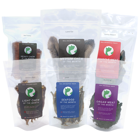 <p>real.dog</p><p><strong>$10.00</strong></p><p>For the pup with a discerning palate (and the pet parent that is very particular about what they feed their pooch), Real Dog Box's fresh, air-dried treats will have your pup begging for more. <strong>Pick from a variety of box styles like treats only, chews only, a mix of the two and even a super chew box to customize the right fit for your furry friend. </strong>Our testers love how fresh and healthy these treats are, that they have the opportunity to support a small business when they purchase the Real Dog Box and that each treat is a single-ingredient and air-dried so you know exactly what's going into your pup's mouth. They also appreciate that the brand provides a lot of information on dog nutrition. This is particularly great for pets with allergies or special preferences. </p><p><strong>Price:</strong> Starts at $10 per month </p>