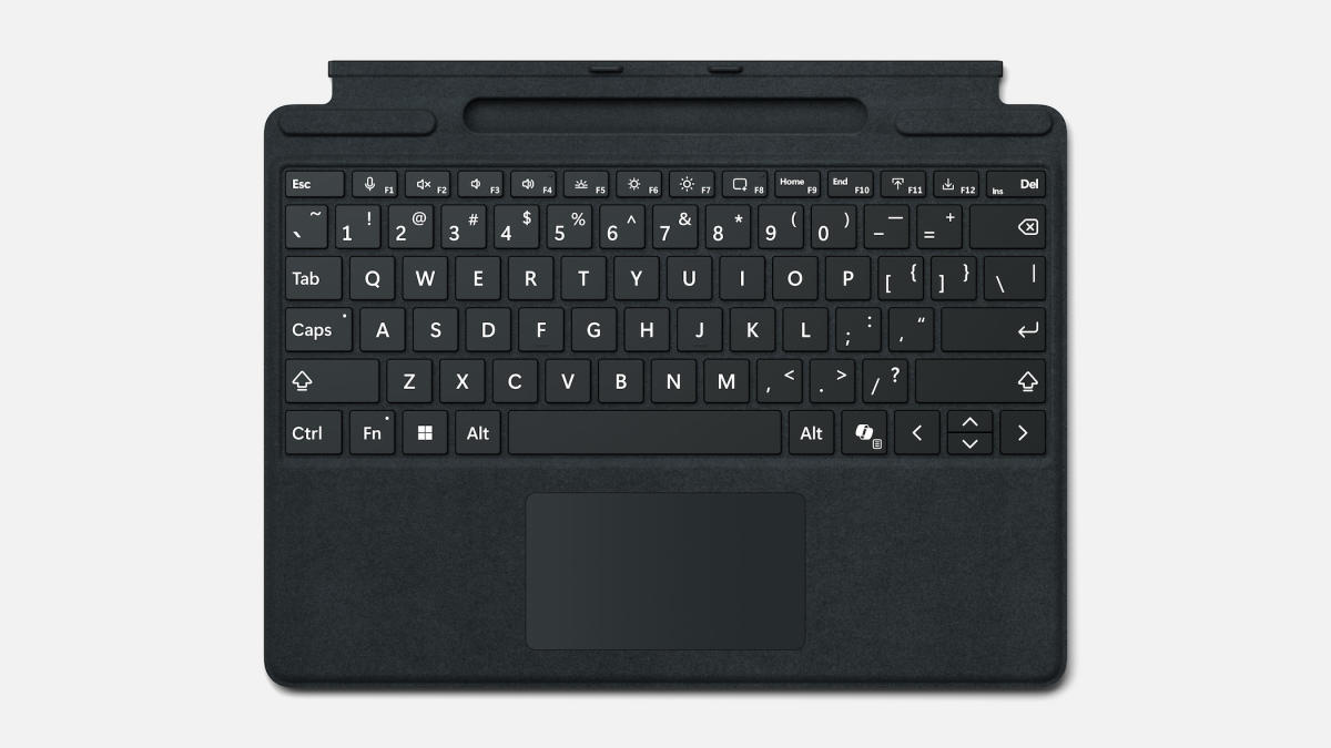 Najnowsza klawiatura Microsoft Surface Pro ma pogrubione klawisze zwiększające czytelność