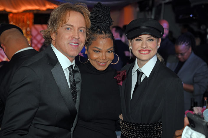 Larry Birkhead, Janet Jackson and Dannielynn Birkhead attend the Barnstable-Brown Gala. <span class="copyright">Stephen J. Cohen/Getty Images</span>