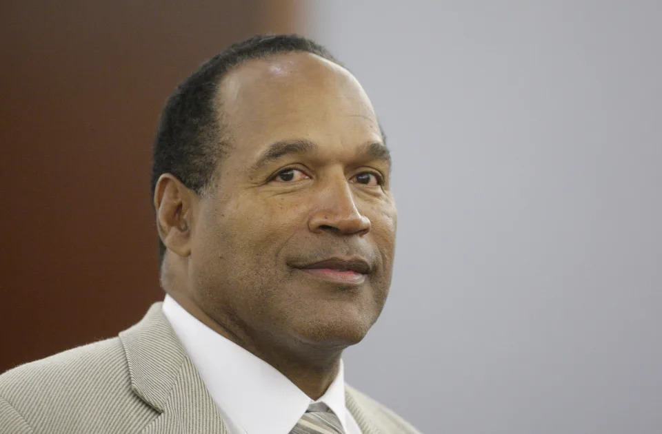 O.J. Simpson during his trial at the Clark County Regional Justice Center in Las Vegas on Sept. 26, 2008. / Credit: Steve Marcus / Getty Images