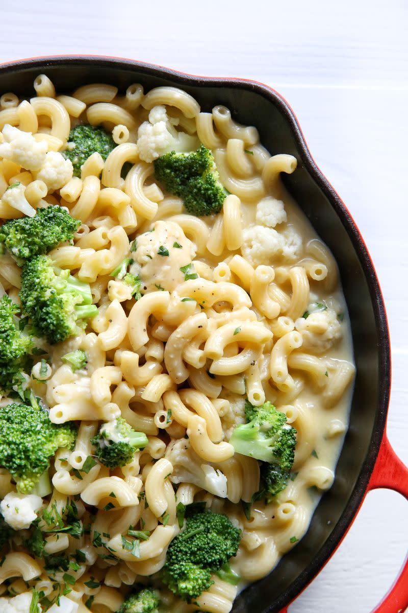 Cauliflower Broccoli Carbonara