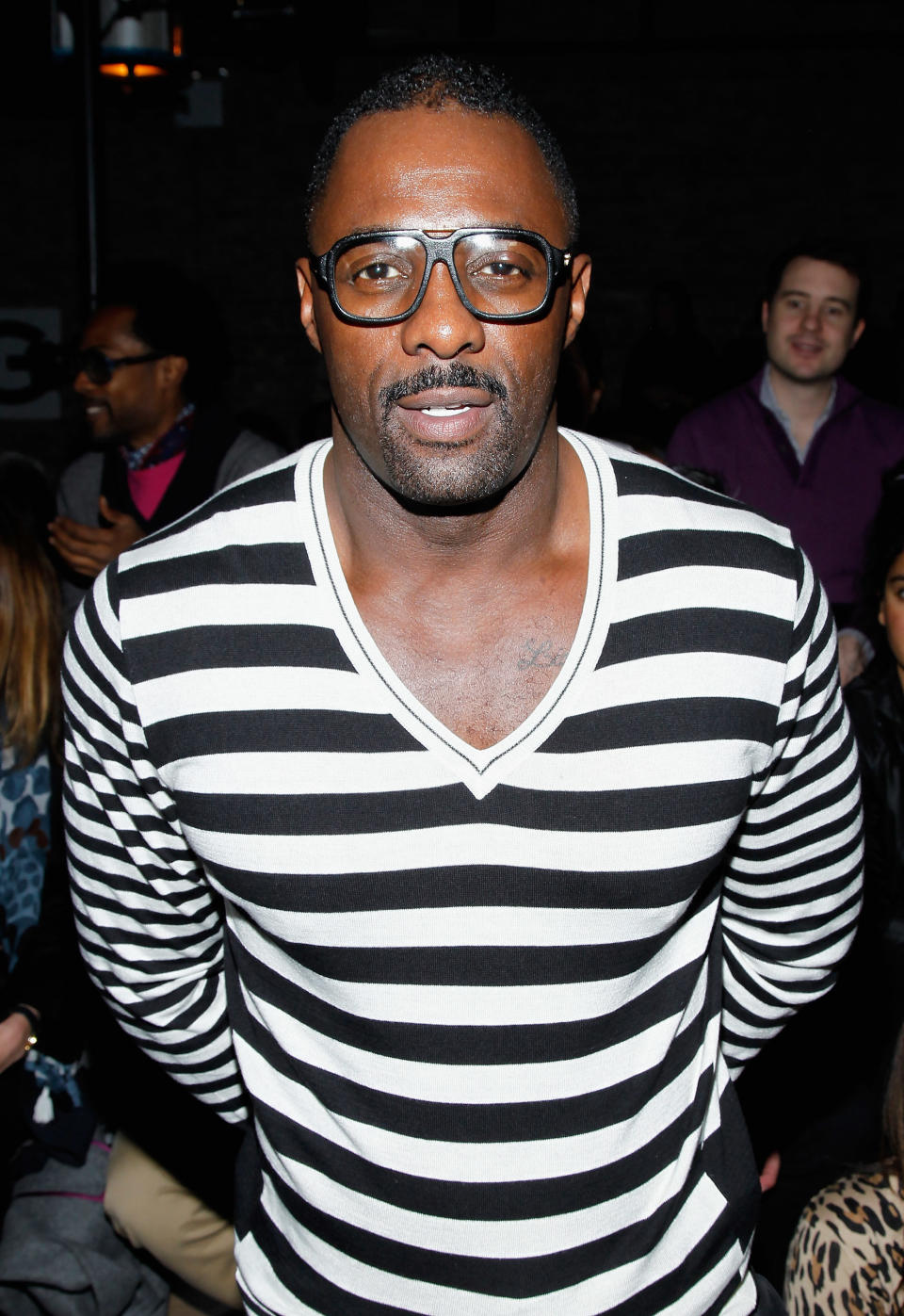 NEW YORK, NY - FEBRUARY 12:  Idris Elba attends the Y-3 Fashion Show Autumn/Winter 2012-13 at 82 Mercer on February 12, 2012 in New York City.  (Photo by Joe Kohen/Getty Images for Y-3)