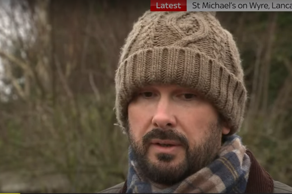 Paul Ansell speaks to Sky News about his missing partner Nicola Bulley (Sky News)